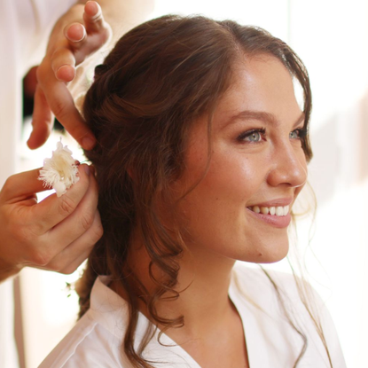 Bridal hair colour