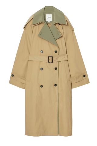 COS Layered Double-Breasted Trench Coat