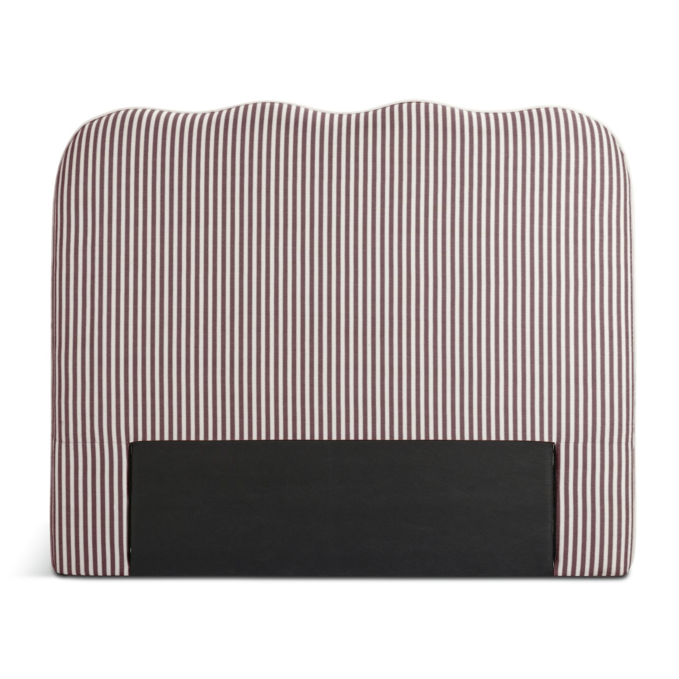 Habitat Onda Linen Double Headboard - Stripe Plum