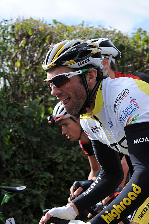 Michael Albasini, race leader, Tour of Britain 2010, stage five