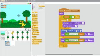 Scratch is a block-based visual programming language and website for kids.