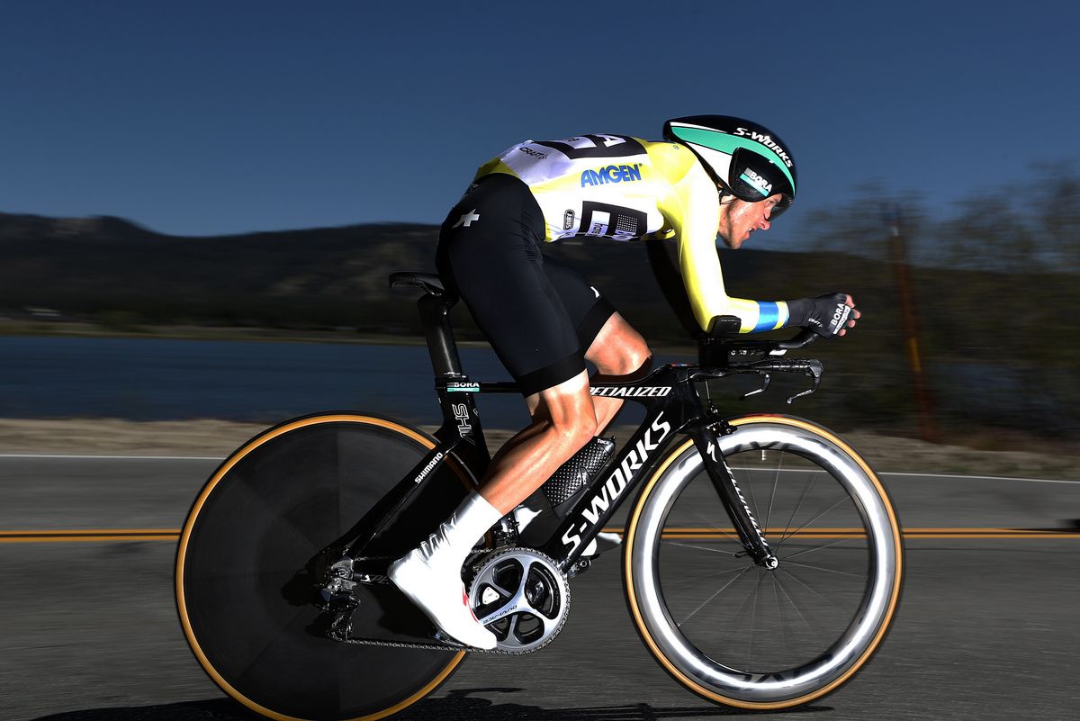 Rafa Majka dug deep in the TT but lost his yellow jersey