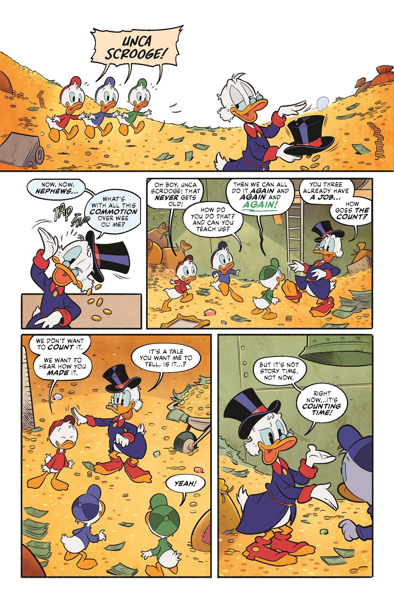 Art from DuckTales #1.