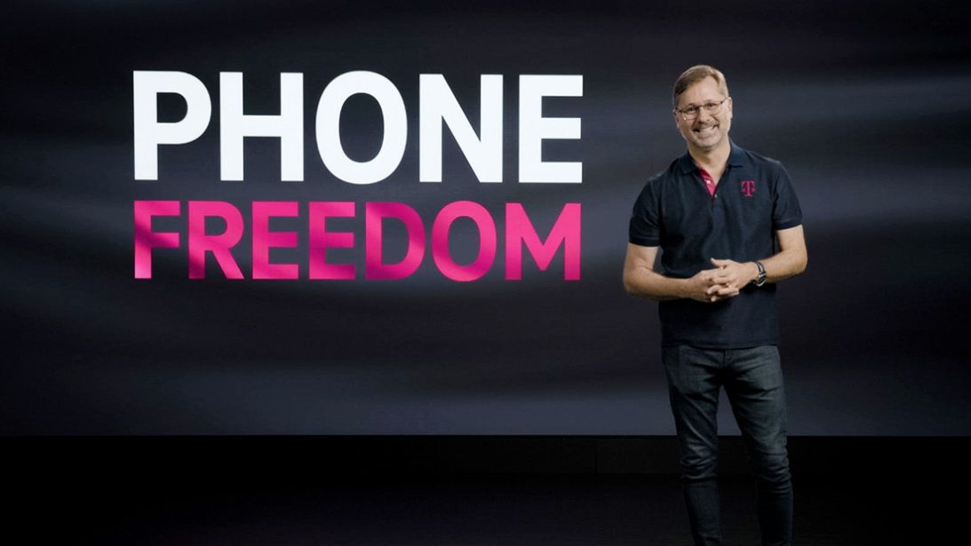 T-Mobile&#039;s announcement of &quot;Phone Freedom.&quot;