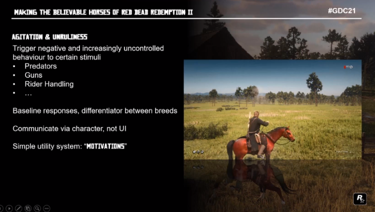 Rockstar talk on Red Dead's horses.