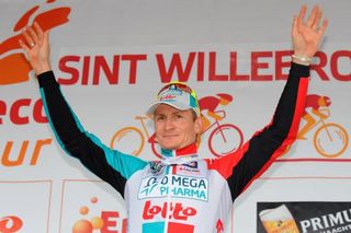 Andre Greipel (Omega Pharma-Lotto) won stage 1 at the Eneco Tour.
