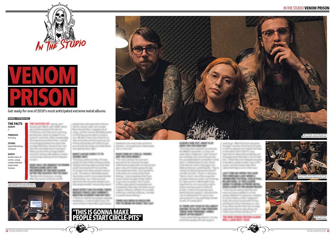 Venom Prison in Metal Hammer