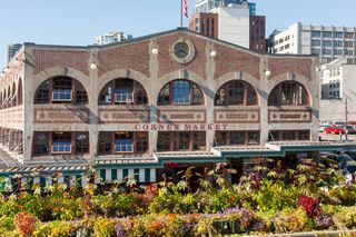 Pike Place Market, Seattle, WA. Elliot Bay, Pike Place Market, Visit Seattle, ferris wheel, ferry