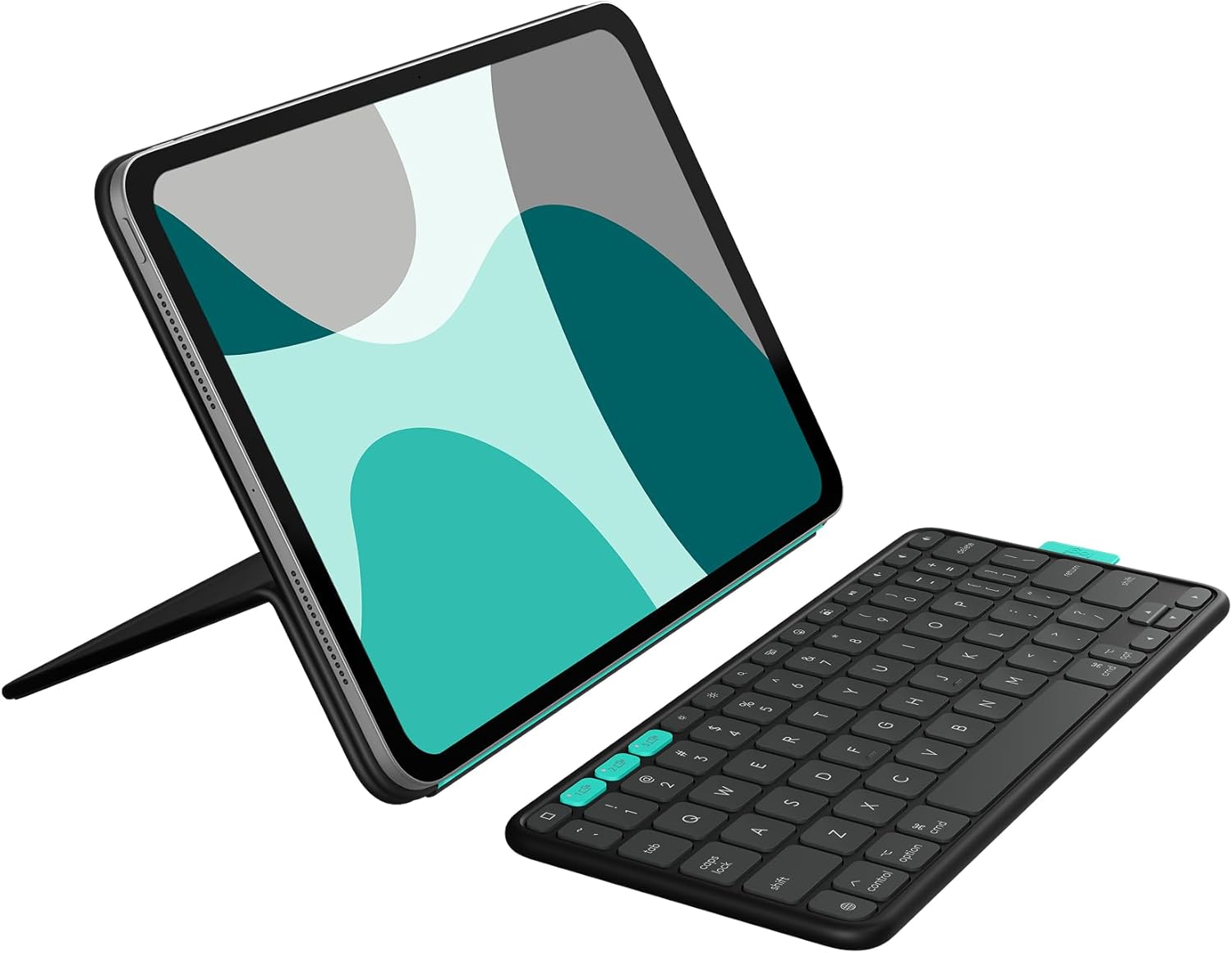 Logitech Flip Folio, Keyboard Case for Ipad Pro 11-Inch (m4 &amp;amp; M5) &amp;amp; Ipad Air 11-Inch (m2 &amp;amp; M3)(5th Gen - 2024) - Protective &amp;amp; Stowable Bluetooth Keyboard Case, Multi-Device - Midnight Black