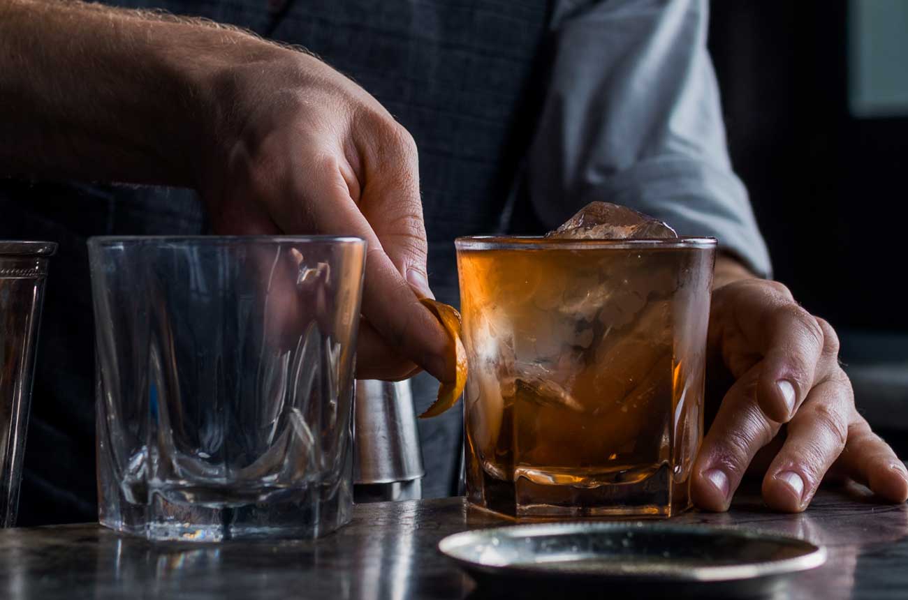 Old Fashioned at Ice Plant bar in St Augustine