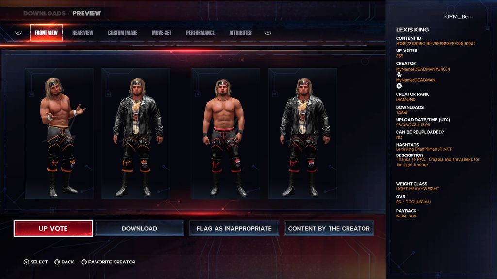 The best WWE 2K24 CAWs for you to download right now | GamesRadar+