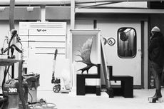 Fashion at Frieze Michele Lamy Rick Owens Exhibition 2025 Carpenters Workshop Gallery