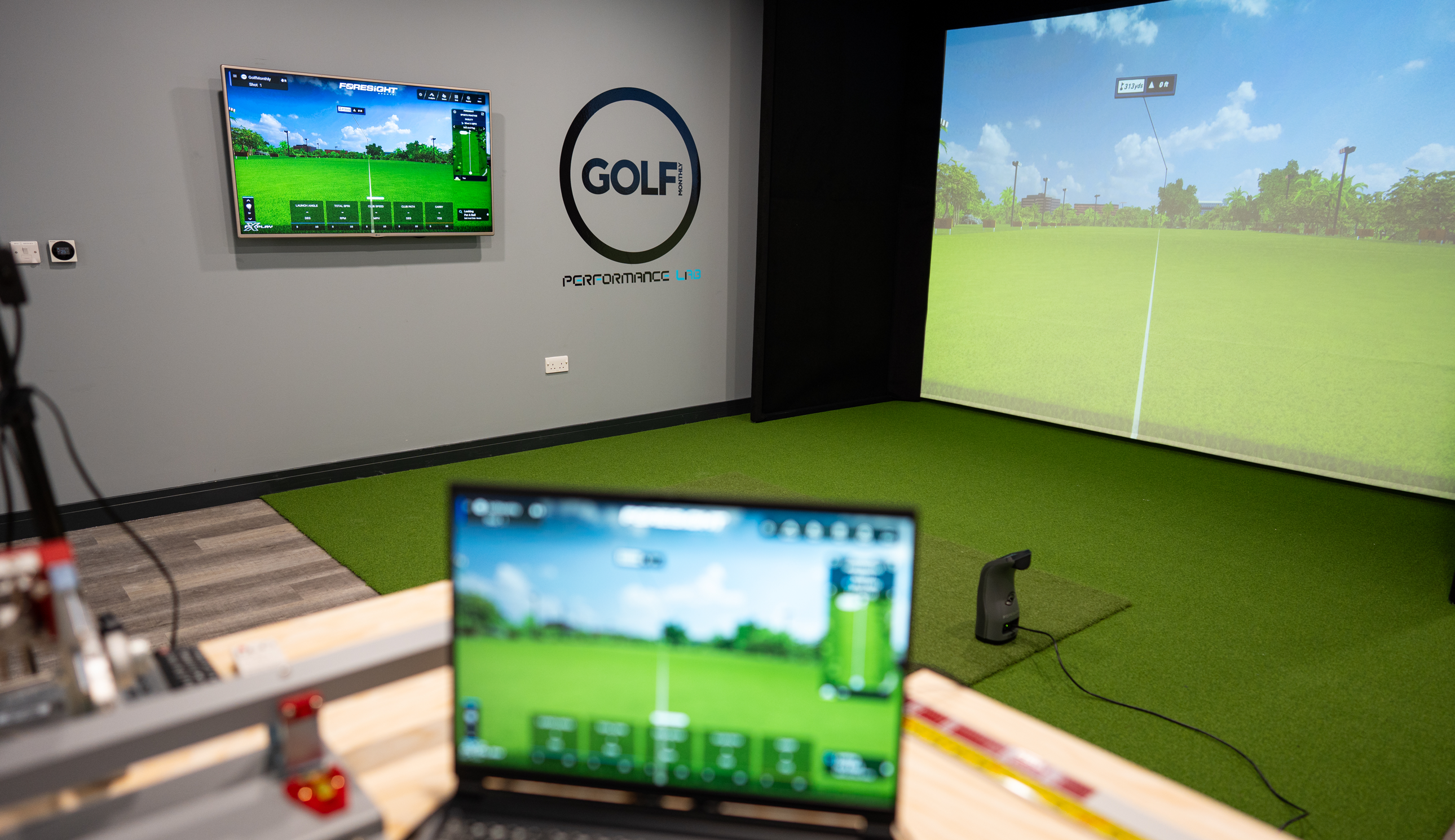 A general picture of the Golf Monthly performance center