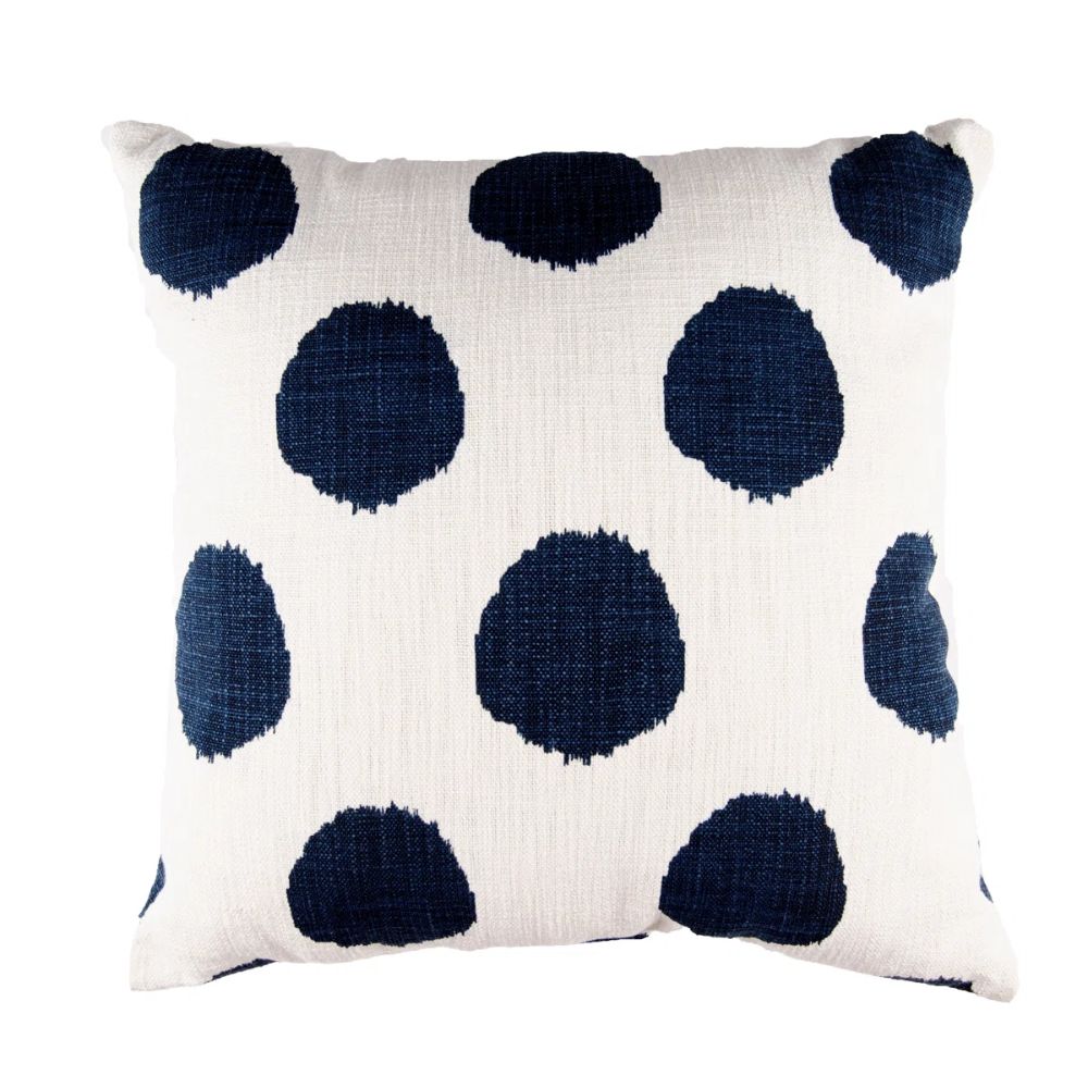 Polka Dot Decor Throw Pillow By C&F Home