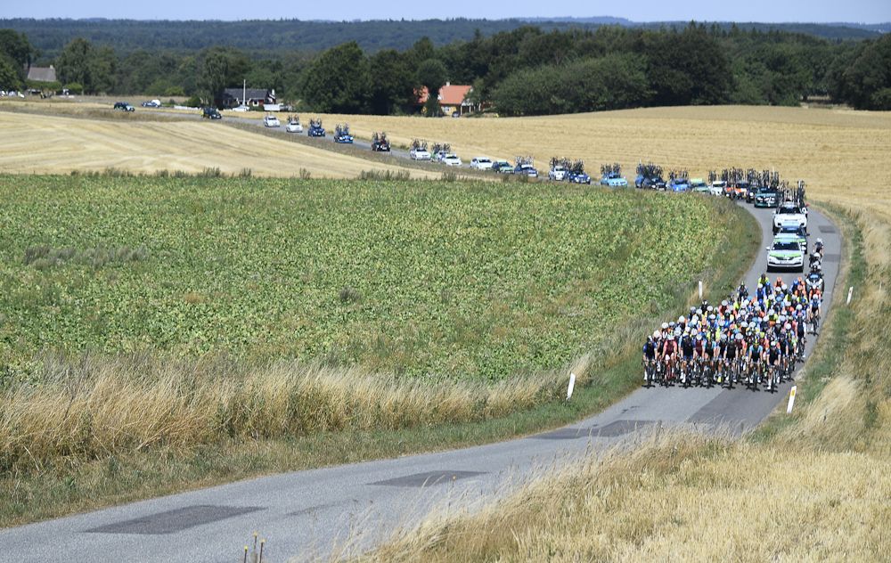 Scenery along the route of stage 2 at the tour of Denmark