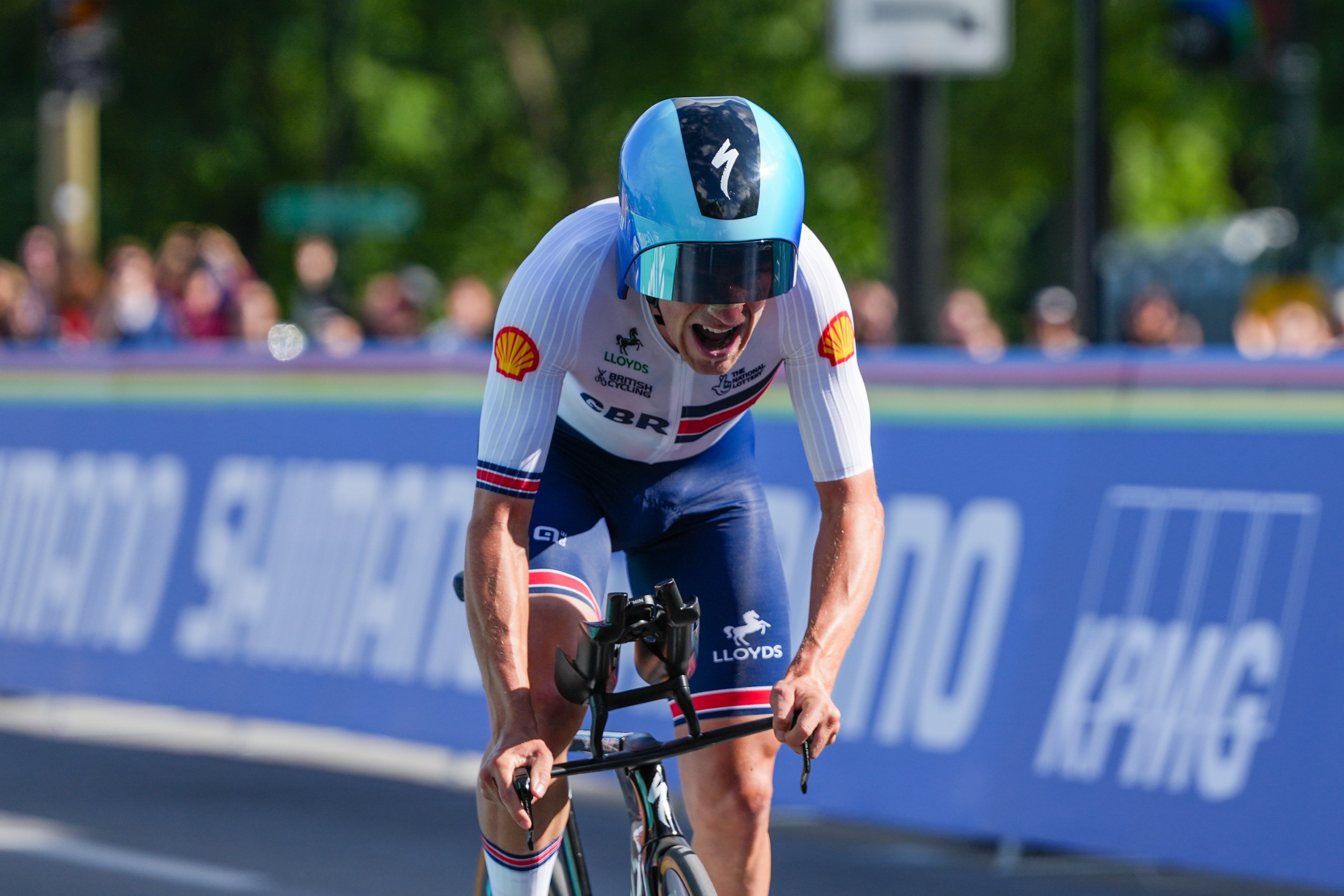 Ethan Hayter at the Road World Championships 2026