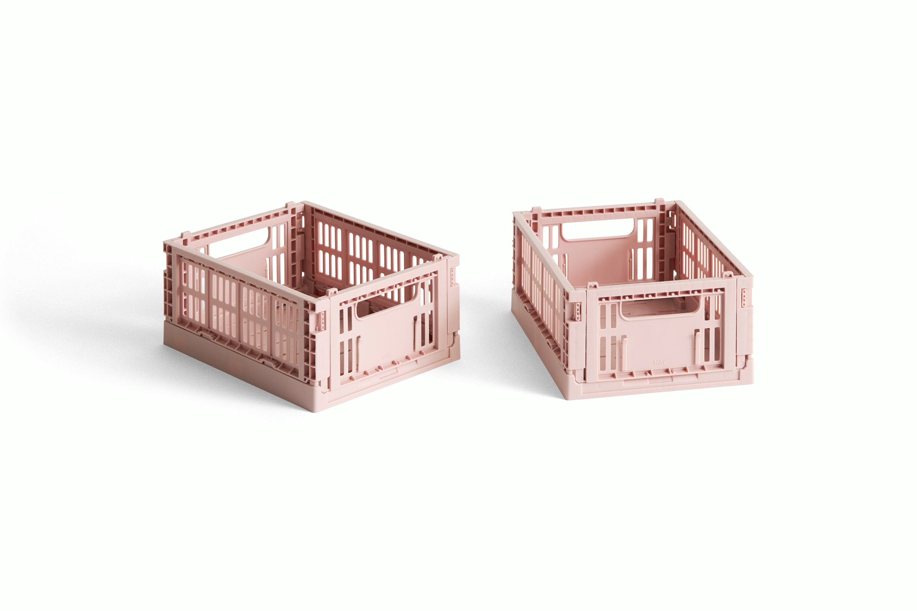 Mini Recycled Colour Crate, Set of 2