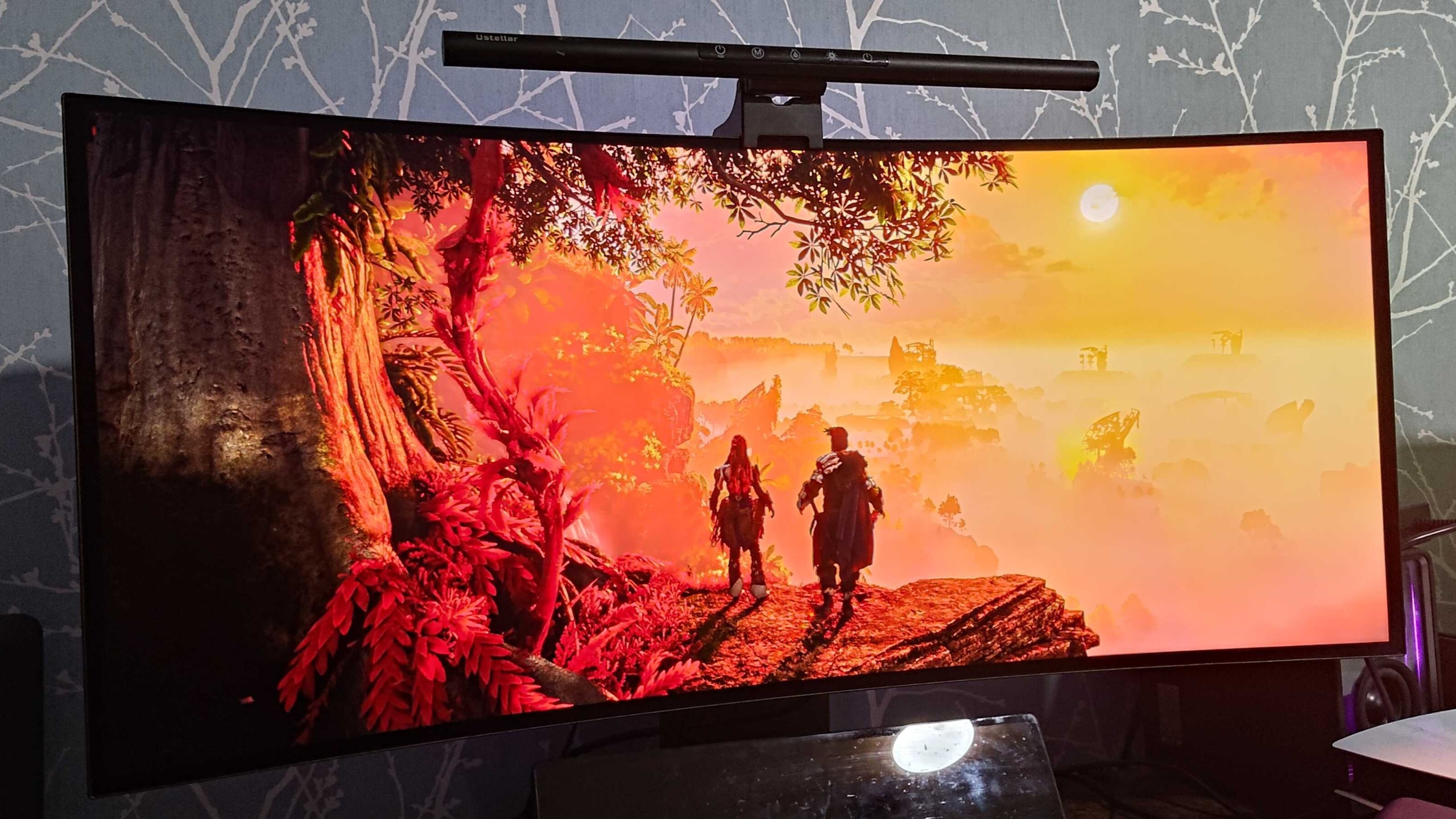 Cutscene in Horizon Forbidden West on LG 39GX950B-B