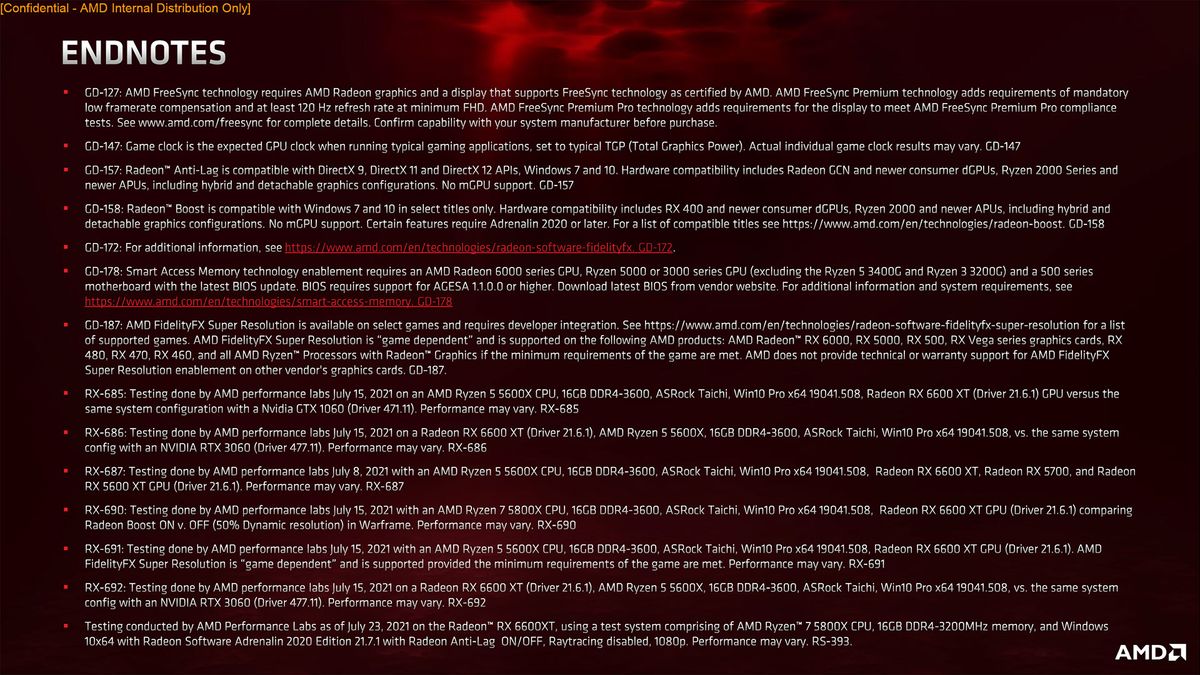 AMD Radeon RX 6600 XT press deck