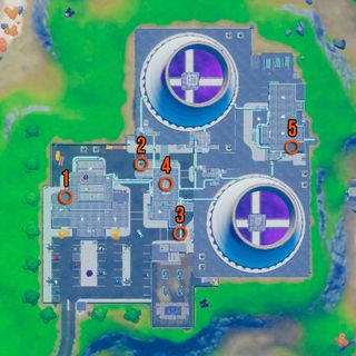 Fortnite Floating Rinds at Steamy Stacks locations map