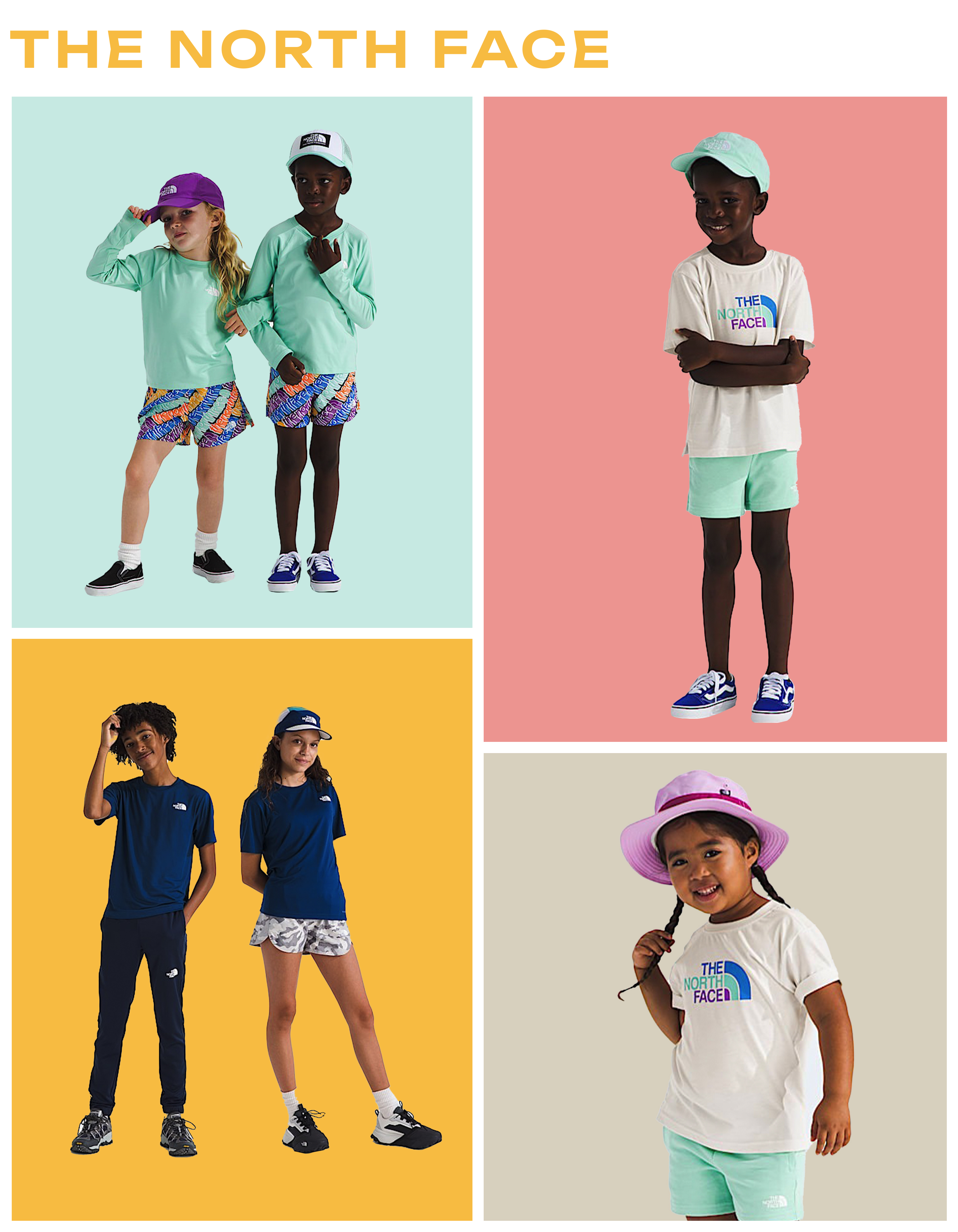 Collage of Summer Items for Parents and Kids