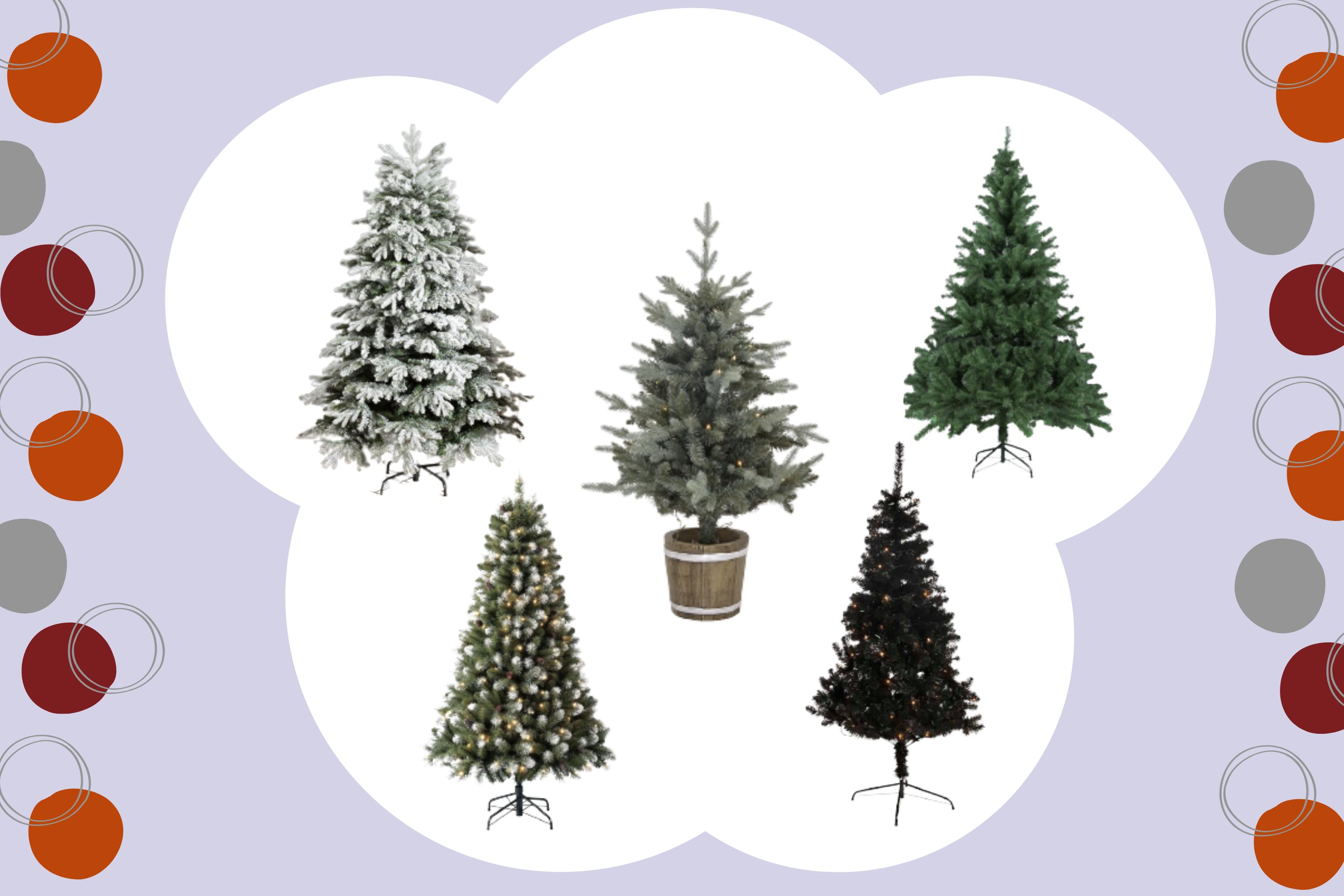 YOUNG PINE Bushy Christmas Tree Luxury Traditional Green 5 sizes 