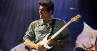 John Mayer takes a solo on his signature PRS Silver Sky at the 2025 Pilgrimage Music & Cultural Festival.