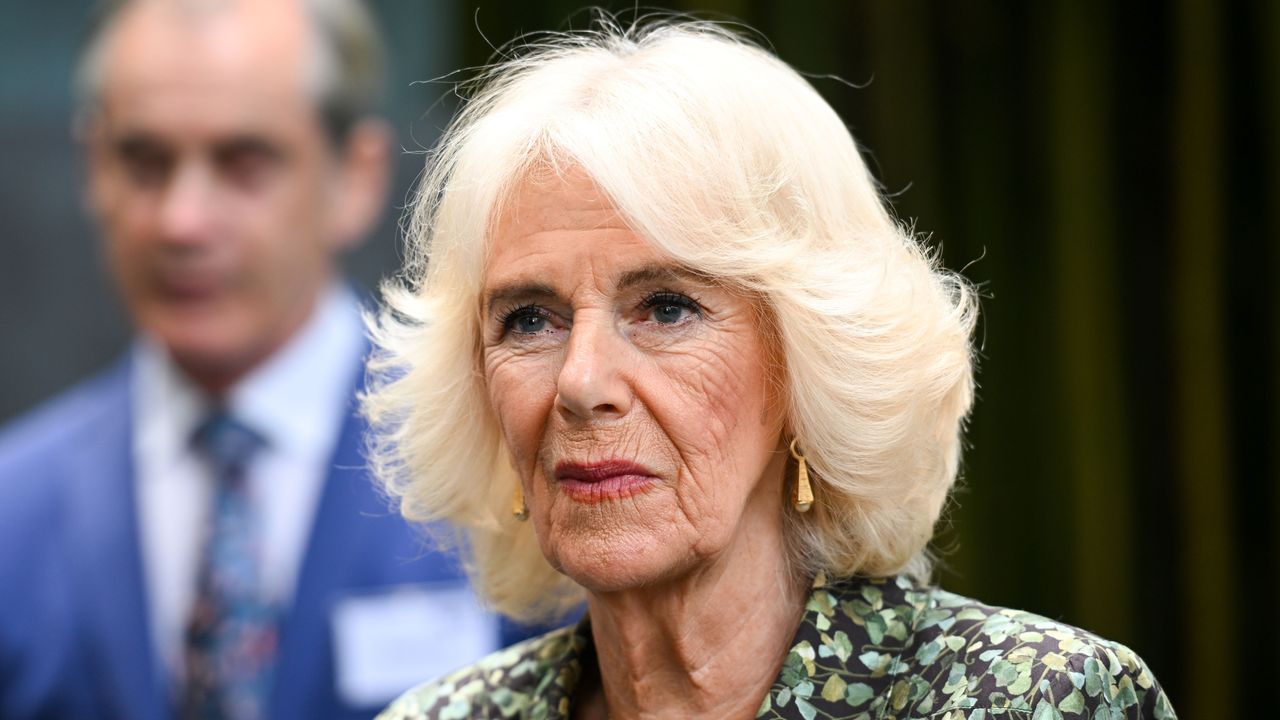 The birthday gift Queen Camilla’s unlikely to receive revealed. Seen here she takes a tour of Barbara Hepworth Museum and Sculpture Garden