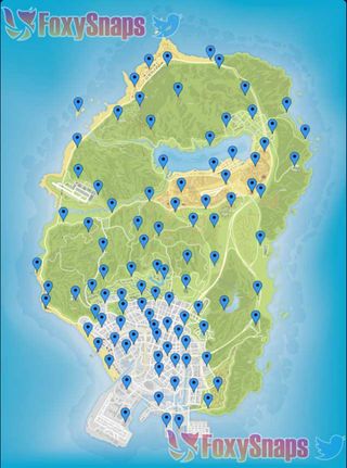 GTA 5 action figures map