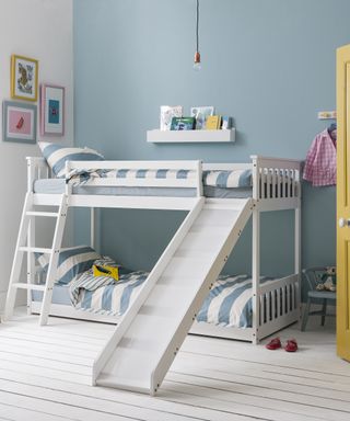 Bunk bed ideas: Low Bunk with slide by Noa and Nani