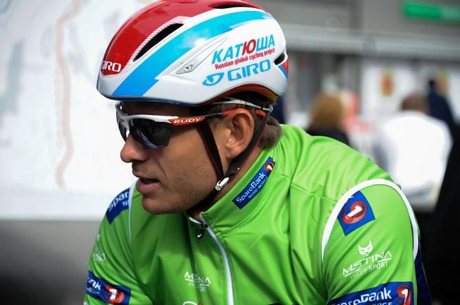 Green jersey wearer Alexander Kristoff