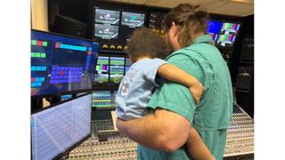 The author introduces his son to a new wave of audio technology.