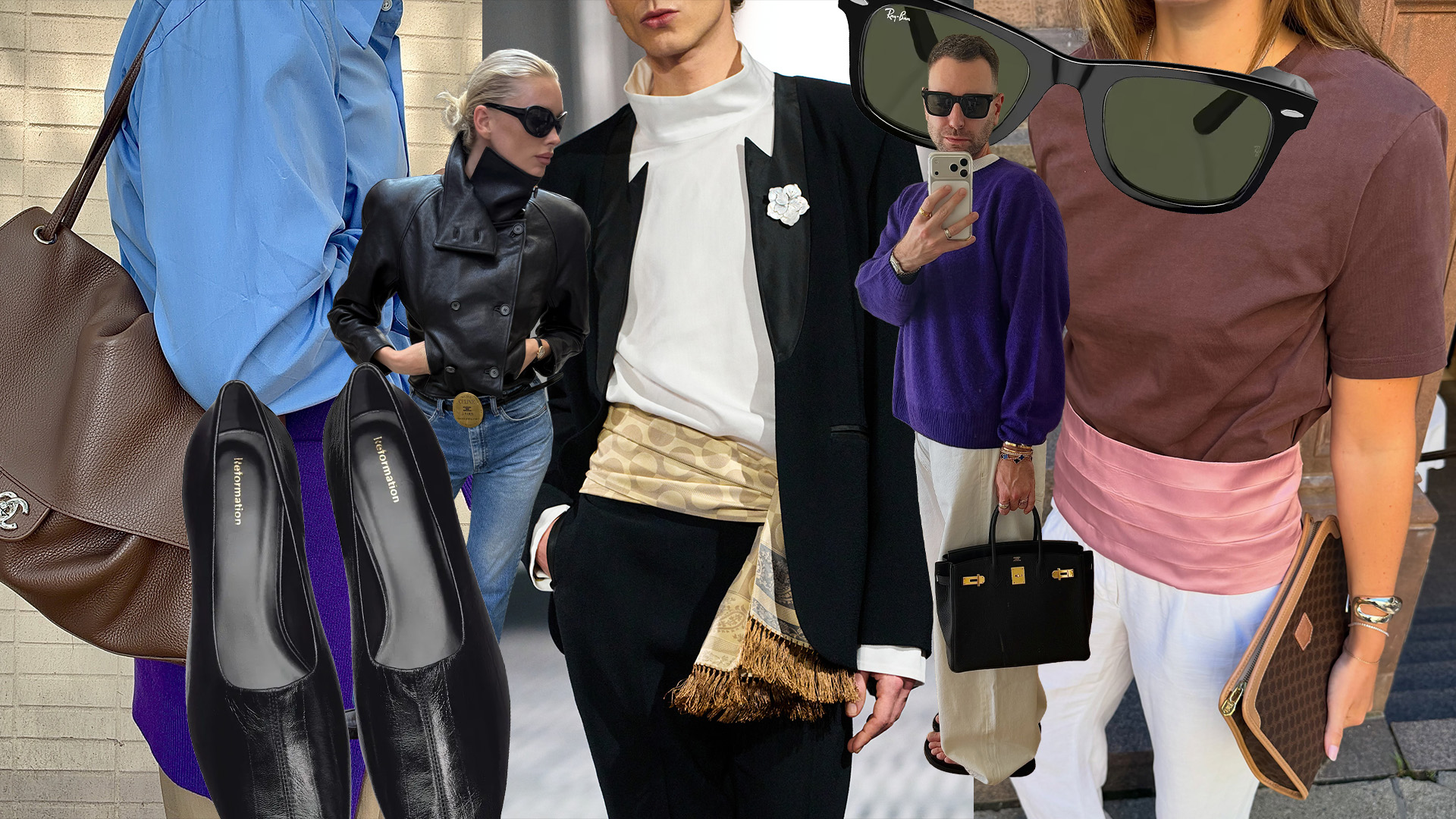 Collage of different fall 2026 micro-trends.