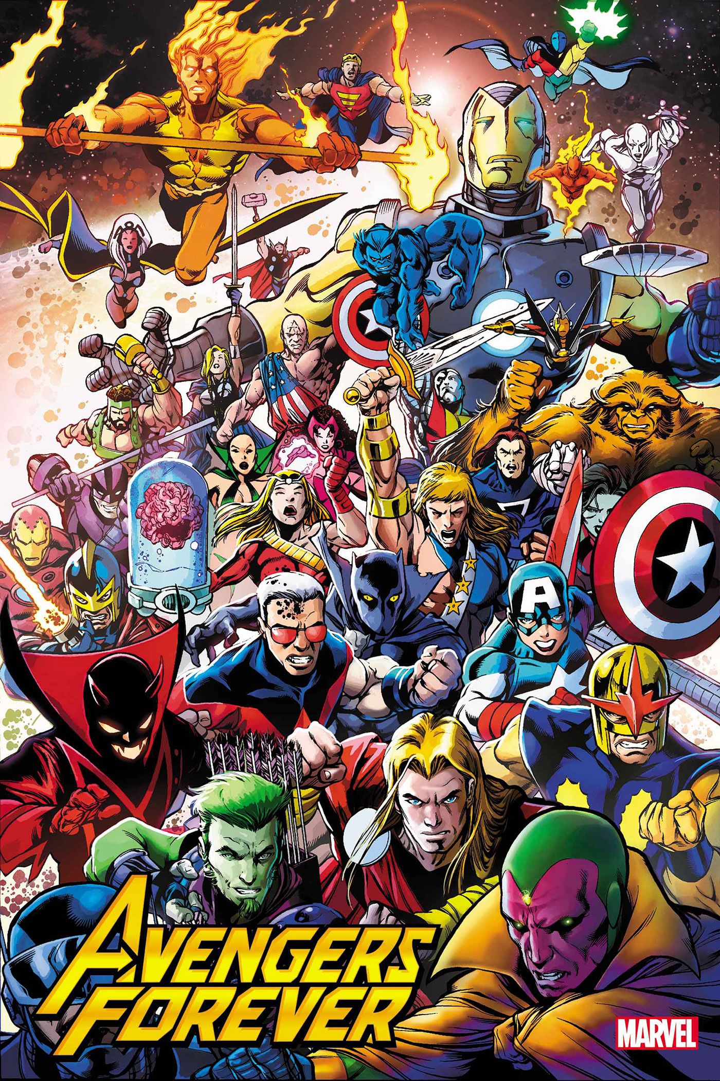 Avengers Forever #1 varyant kapağı