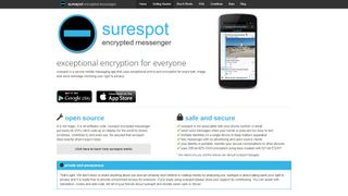 Surespot Review Listing