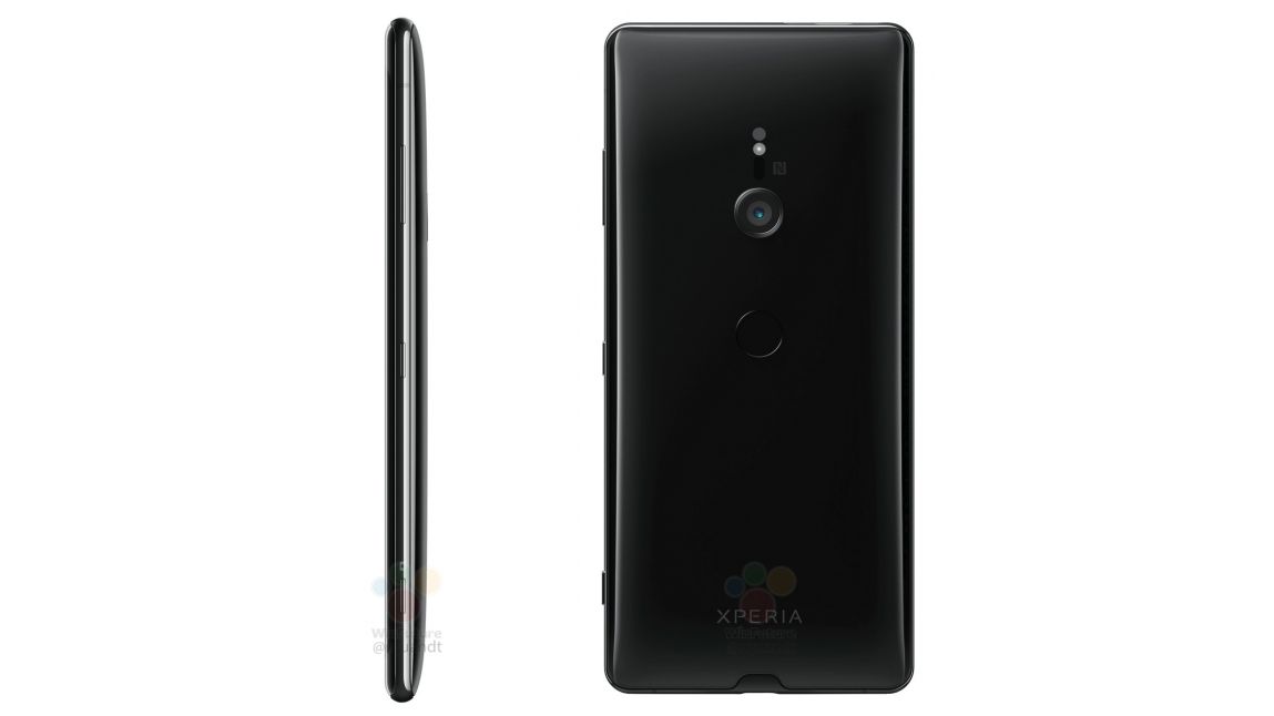 The Sony Xperia XZ3 in Black. Credit: WinFuture