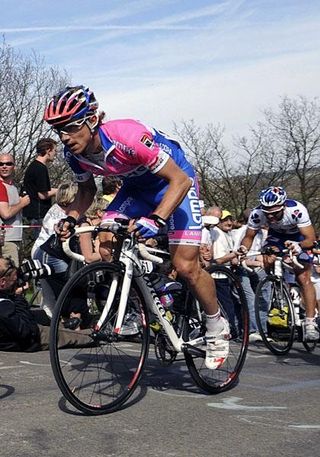 Damiano Cunego (Lampre) on the Redoute climb