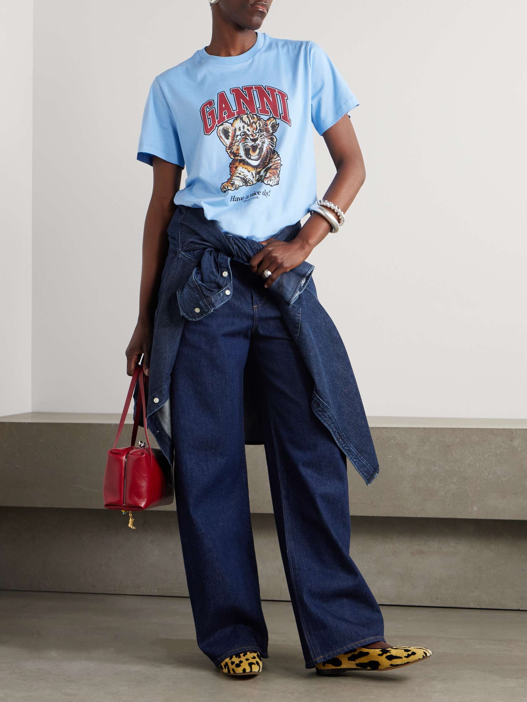 Printed Cotton-Jersey T-Shirt
