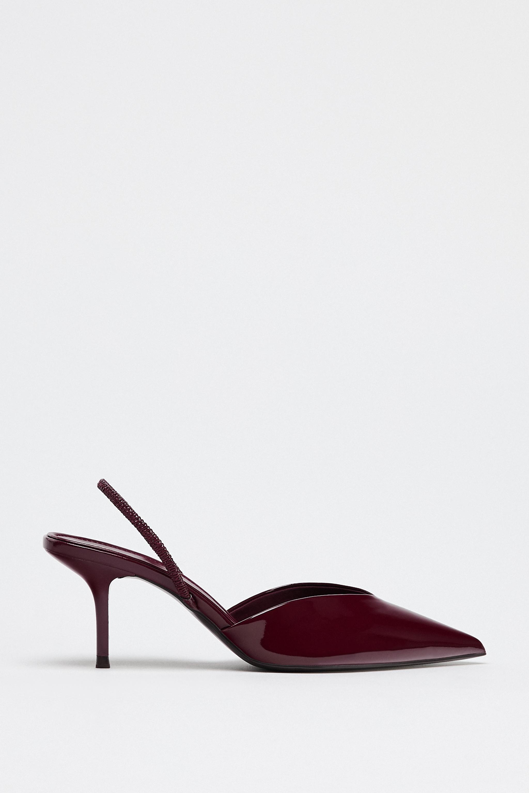 Bombas de slingback de patente