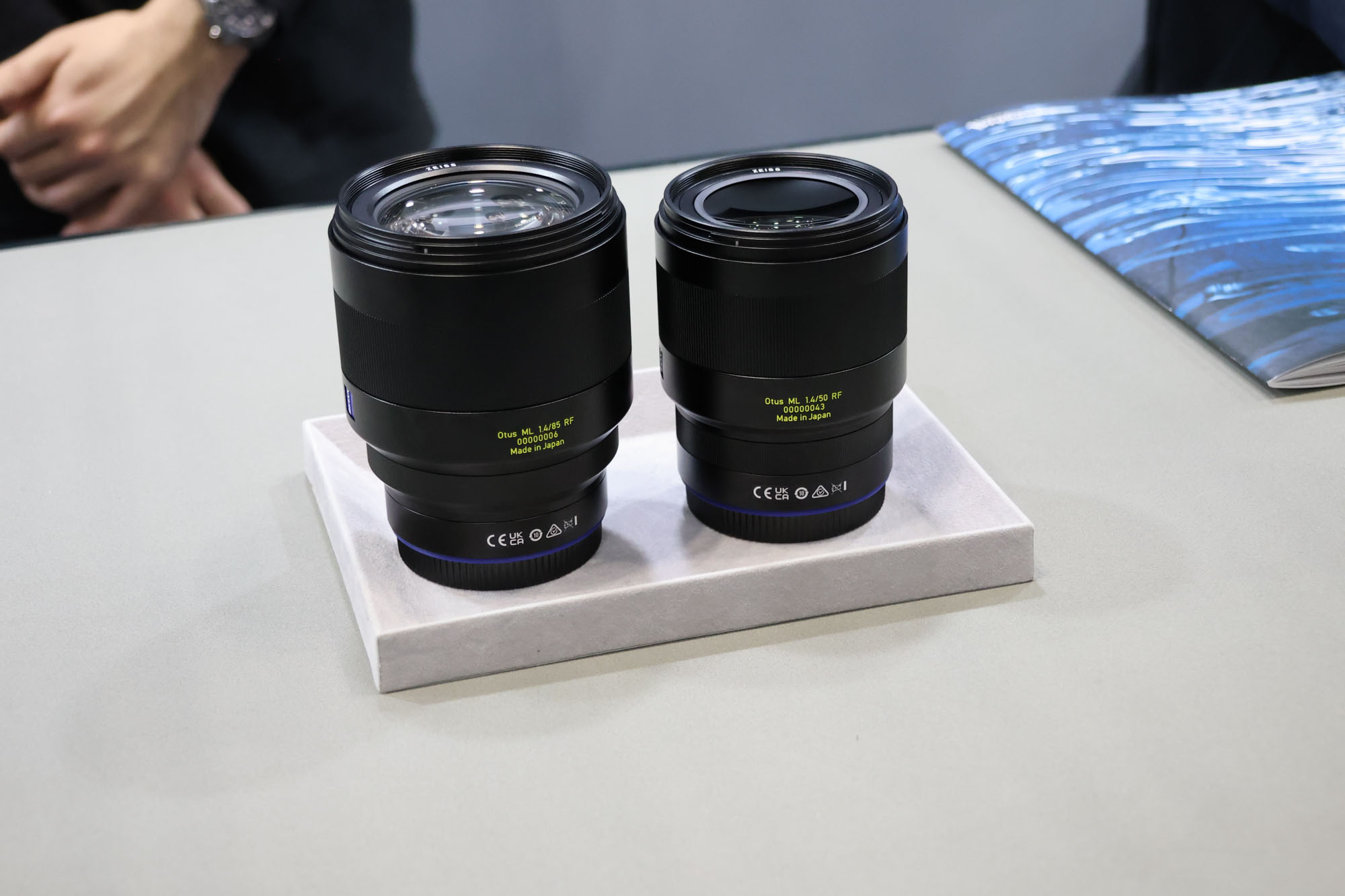 Two new Zeiss Otus ML lenses for mirrorless cameras on display at CP+ 2025