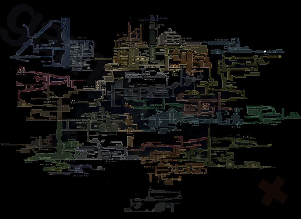 Full Silksong map and how to unlock map fragments | GamesRadar+