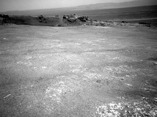 Small 'Odyssey' Crater on Rim of Huge 'Endeavour' Crater