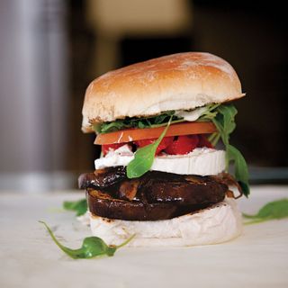 Aubergine Burgers