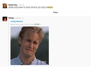 Giphy lets you send GIFs to your colleagues easily