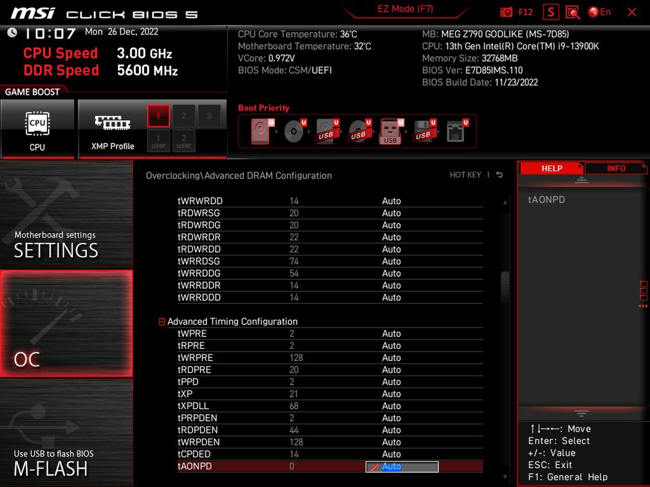 MSI MEG z790 Godlike
