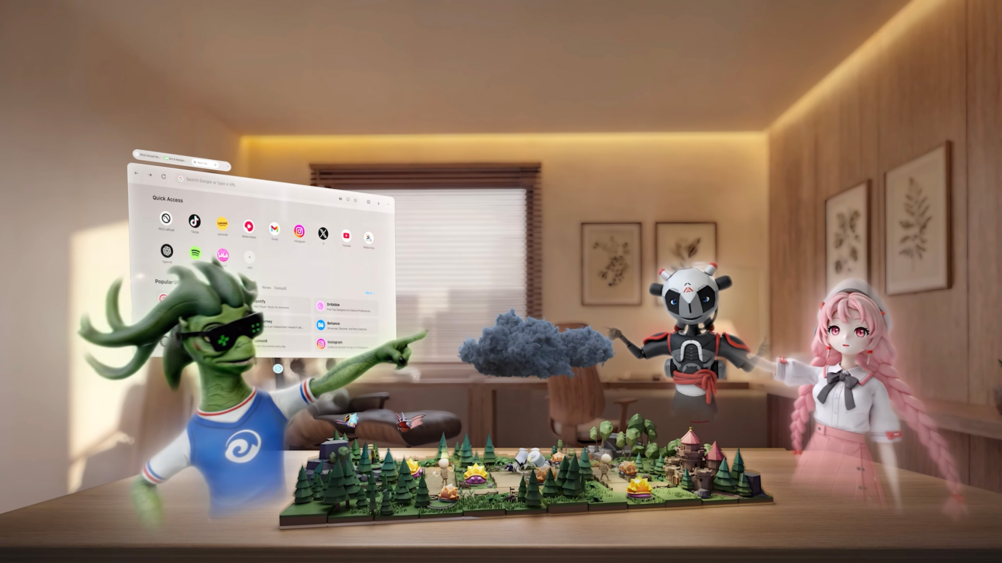 Imagery of Pico OS 6 as shown in Pico's March 2026 presentation