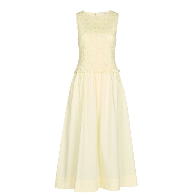 TU Clothing , Poplin Shirred Sleeveless Midaxi Dress