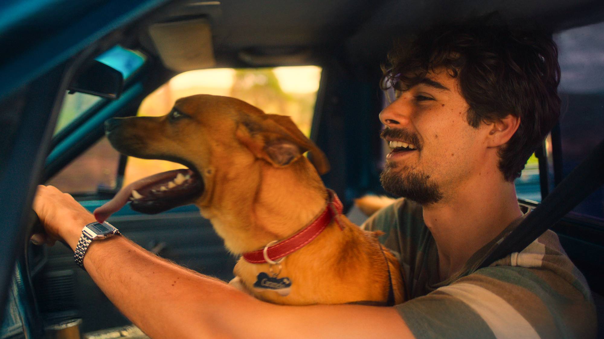 (L-R) Amendoim as Caramelo and Rafael Vitti as Pedro in Netflix&#039;s &amp;quot;Caramelo&amp;quot;