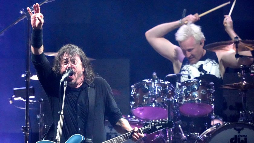 Dave Grohl and Josh Freese in 2023