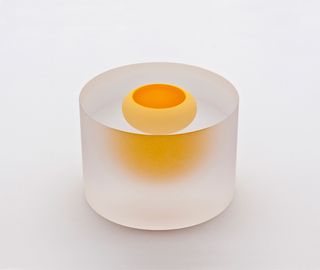 Mat cylinder with floating sun